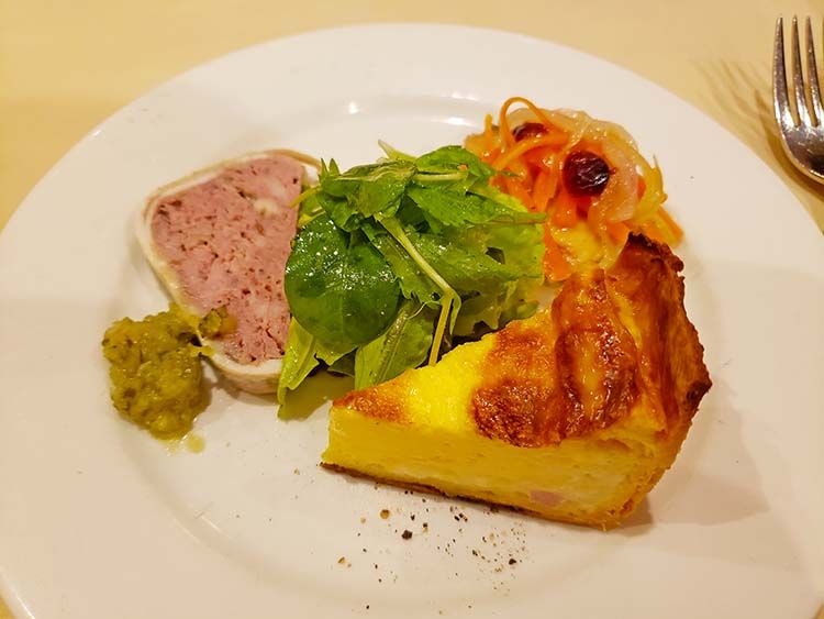 Clair de luneの3品オードヴル