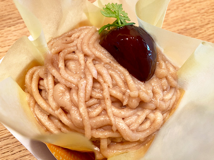 「ロンポワン」のモンブラン