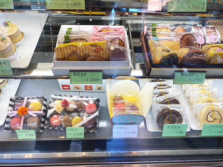 「ロンポワン」の洋菓子