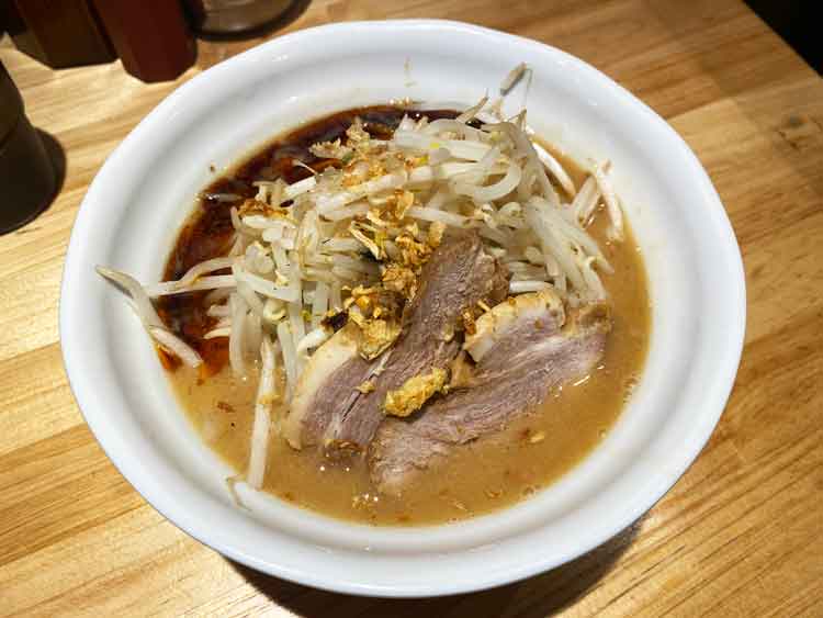 花木流味噌 三鷹店の味噌ラーメン