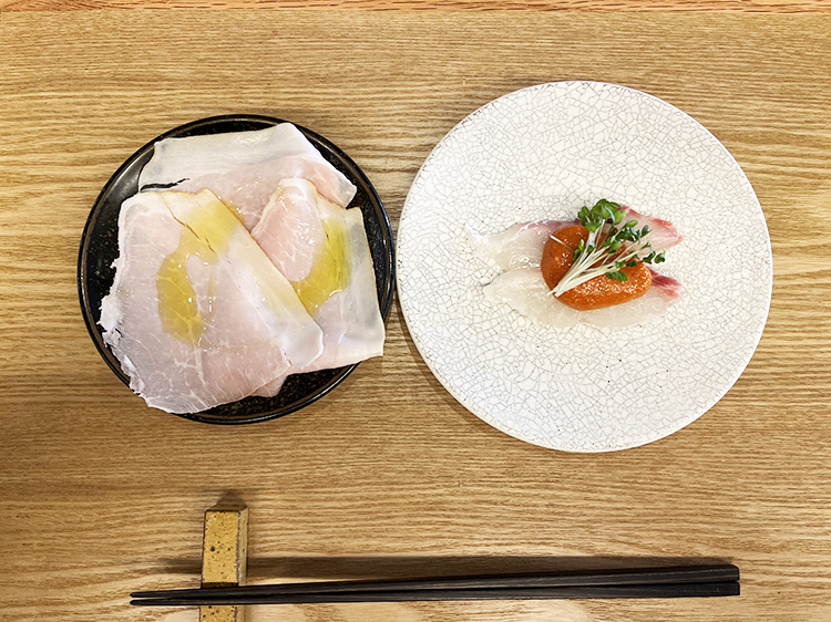 「りんどう」のランチの前菜