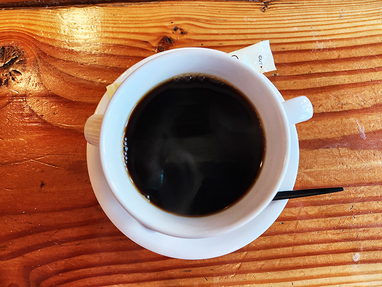 「カルボナリ党」のコーヒー