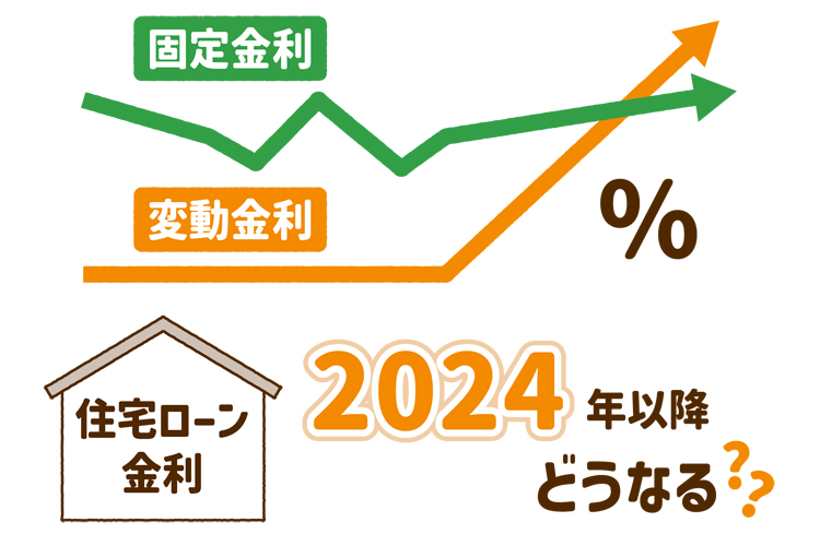 住宅ローン金利2024年以降今後どうなる？