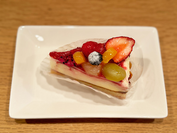 「タルト専門店 Anglaise」のバニラのタルト