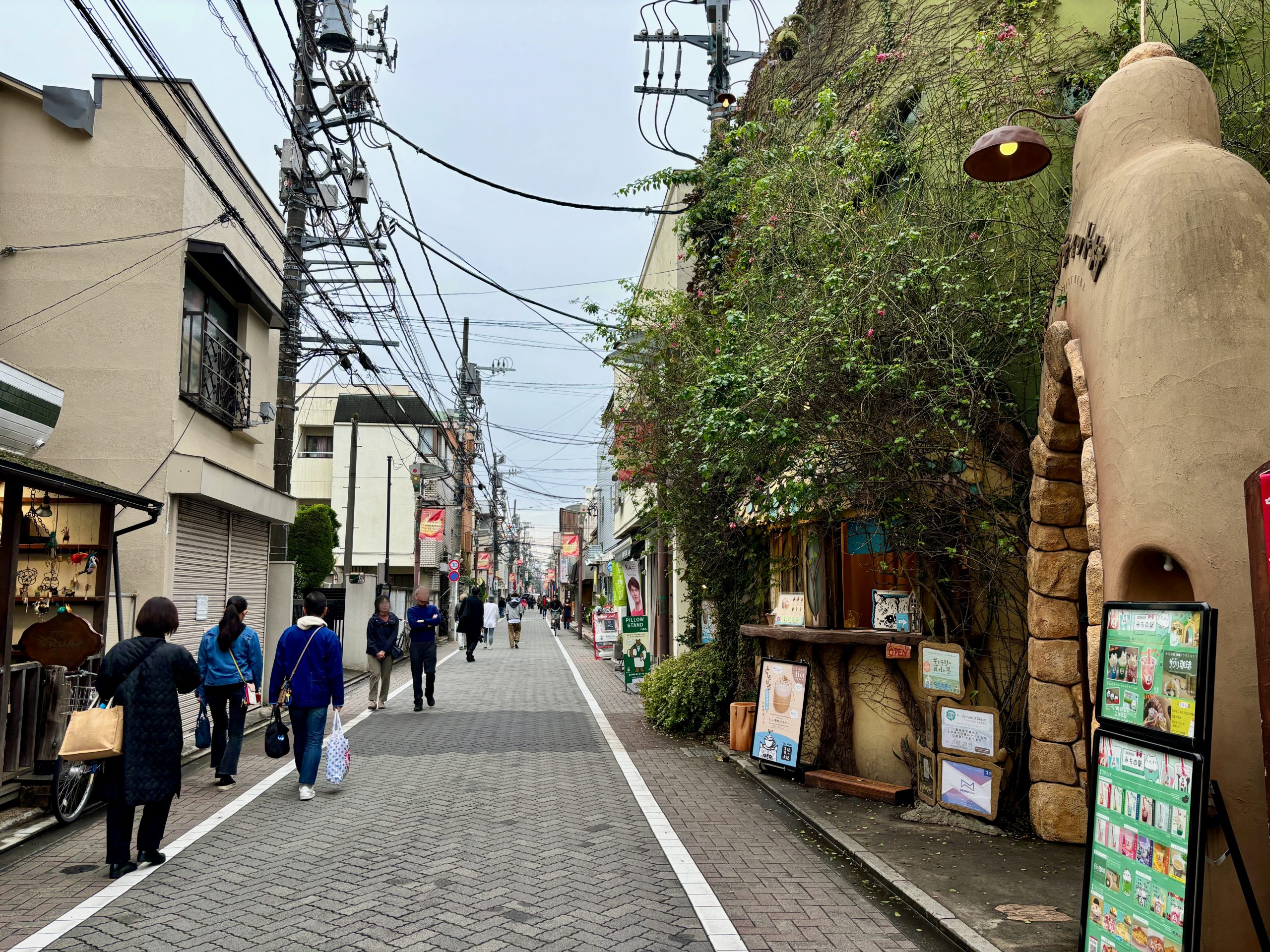 街々書林がある中道通り