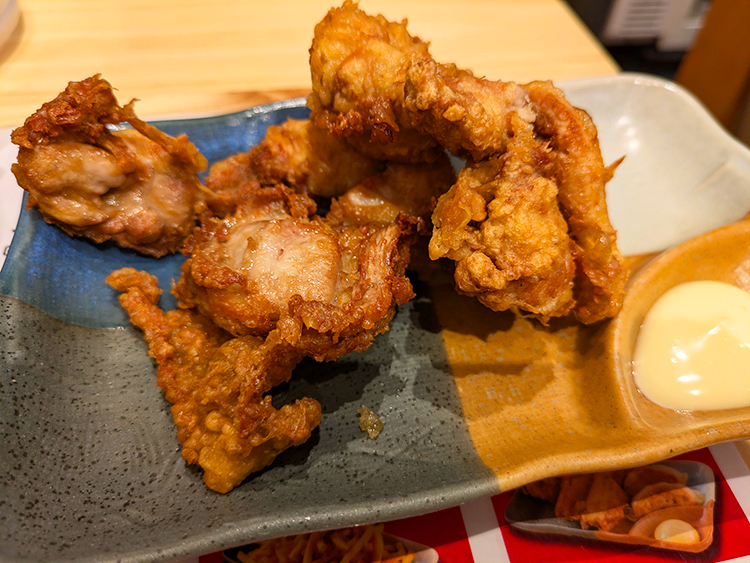 「俺流塩らーめん」唐揚げ