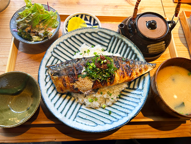 「チキンレッグ 吉祥寺店」トロサバ梅しそ定食