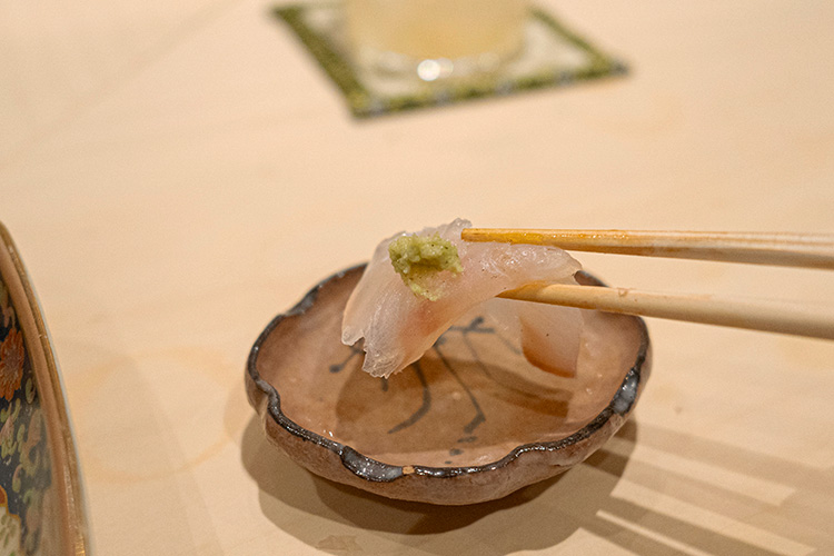 「鮨ひろうみ」のヒラメ