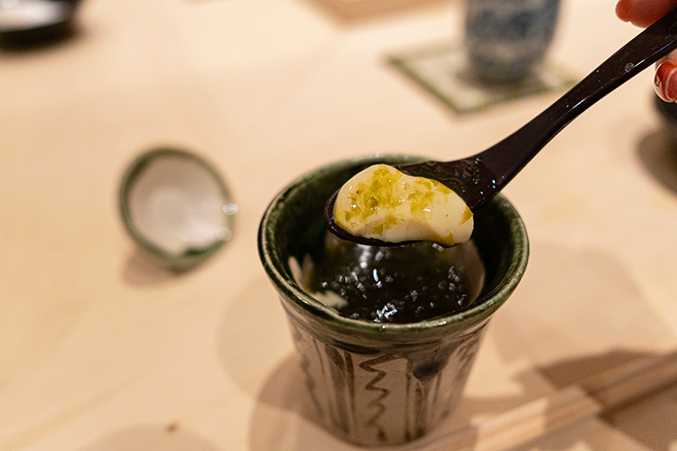 「鮨ひろうみ」の茶碗蒸し