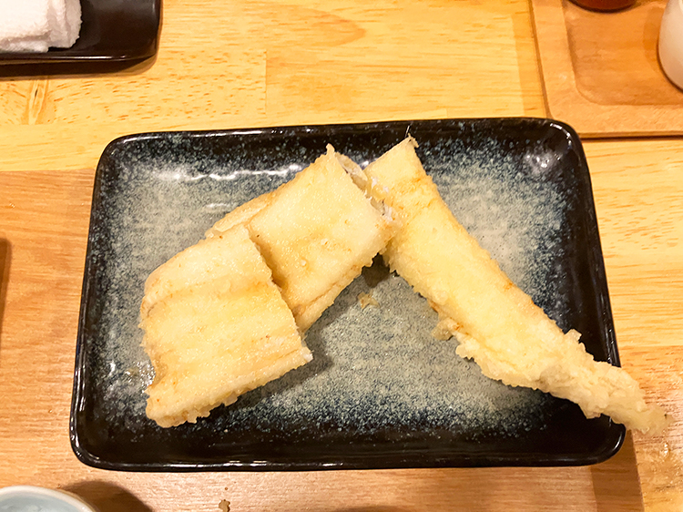 「穴子と酒と五島うどん 時々天ぷら 榛名」穴子