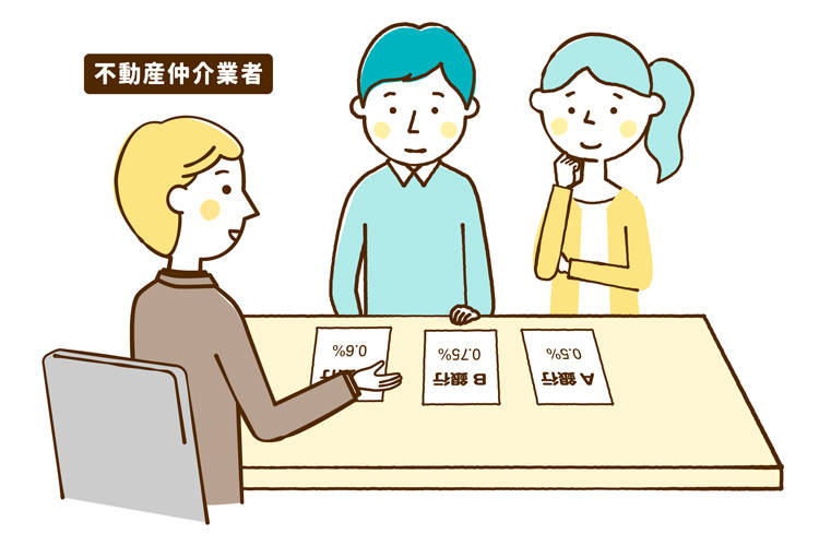 住宅ローンを調べて、不動産仲介業者に相談