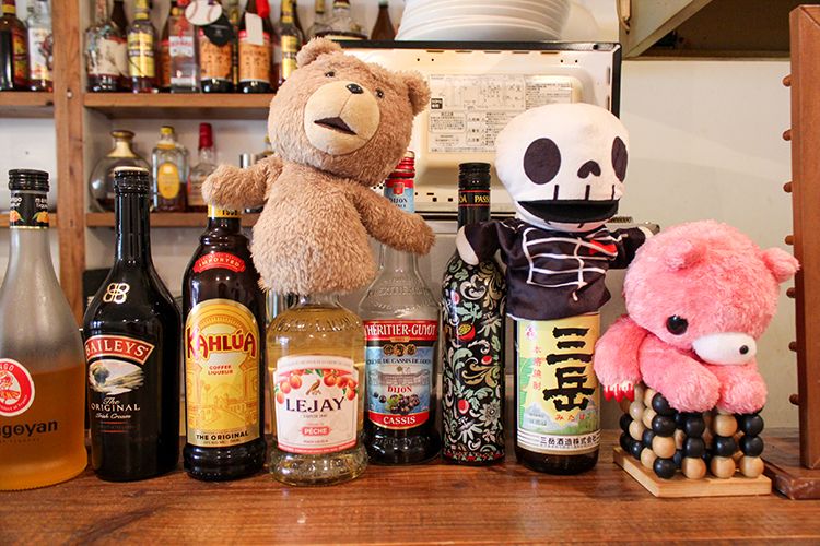 「Café fuet （カフェ フェト）」のアルコールコーナー