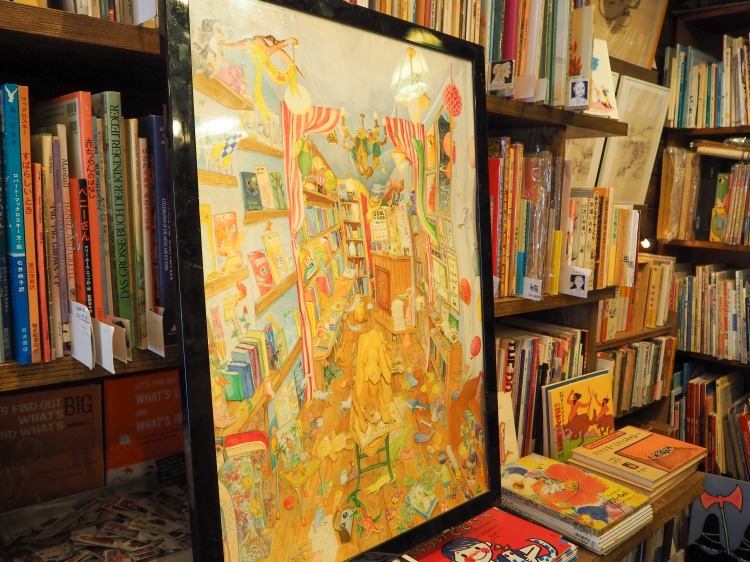 メインテントをイメージした絵画