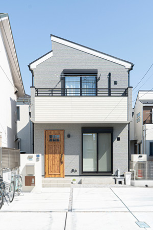 新築一戸建ての外観