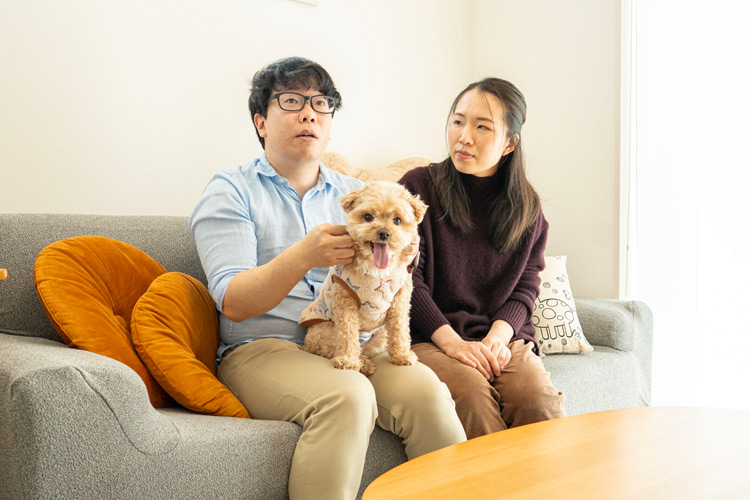 購入した一軒家についておはなしするご夫婦