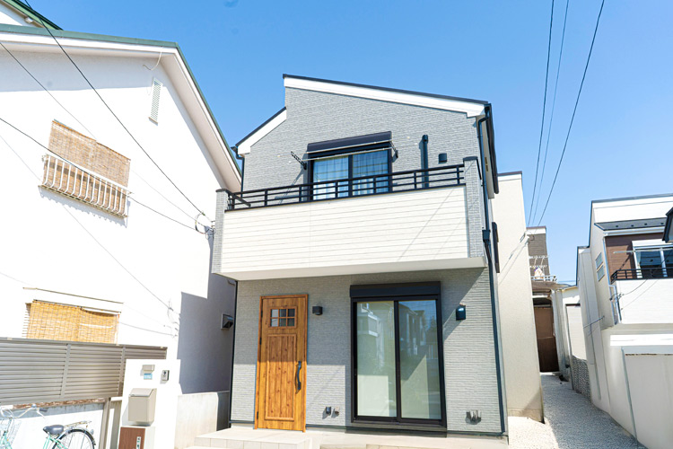 新築一戸建ての外観