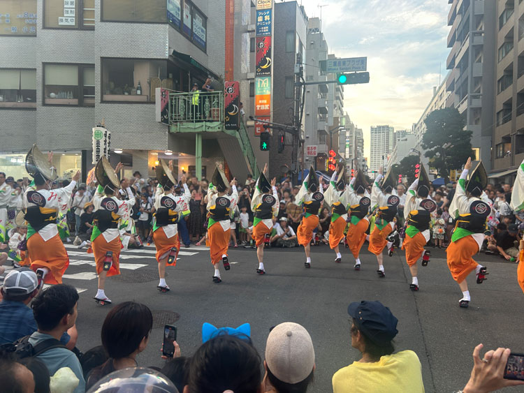 ふるさと三鷹 夏まつりマルシェのみたか連の舞