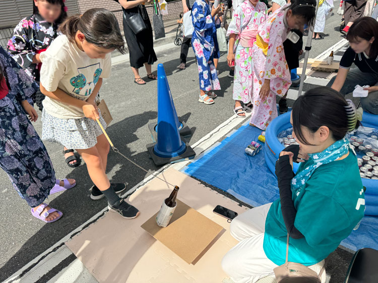2025年きらきら通り商店会夏まつりの様子