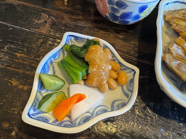 「定食あさひ」のお新香