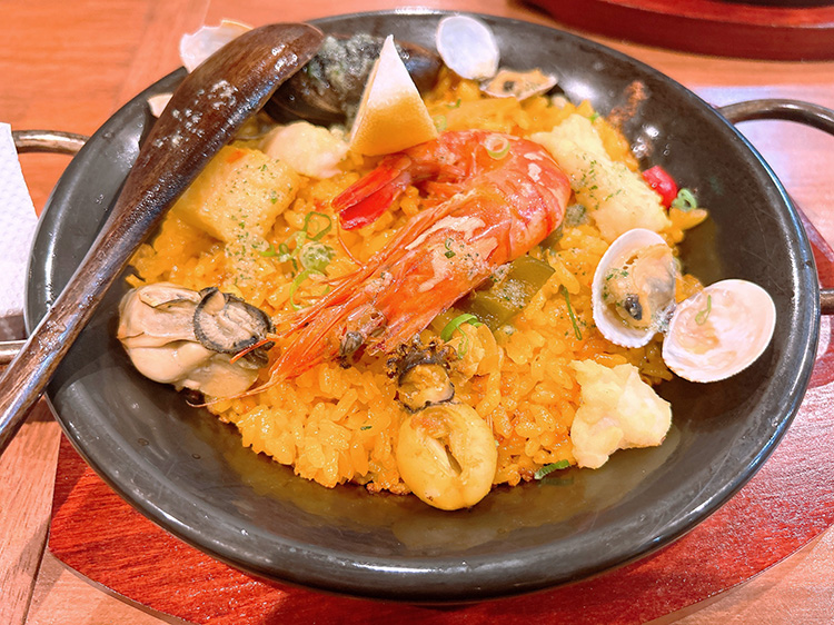 「スペイン酒場 ビノ」のマリスコス