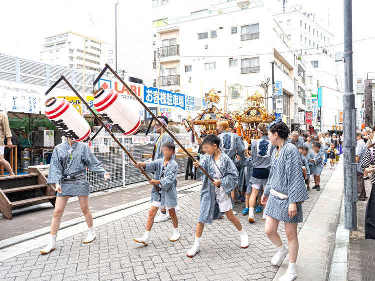 2025年吉祥寺秋まつりの吉南祭礼のみこし