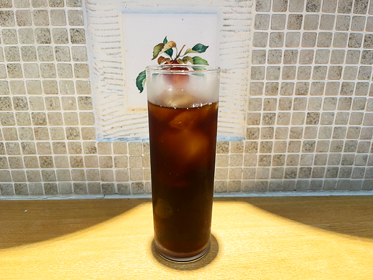 「蕎麦と林檎と」アイスコーヒー