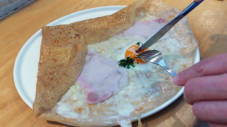 「蕎麦と林檎と」自家製ロースハムのコンプレットGIF