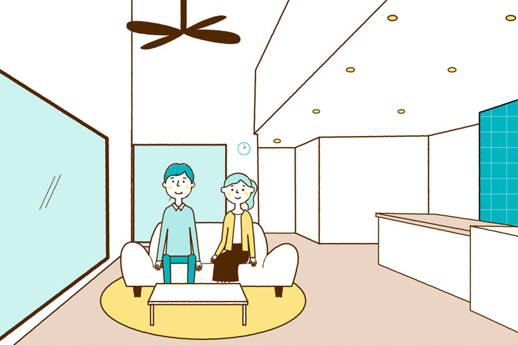 延床面積に含まれない吹き抜けを生かした広々空間