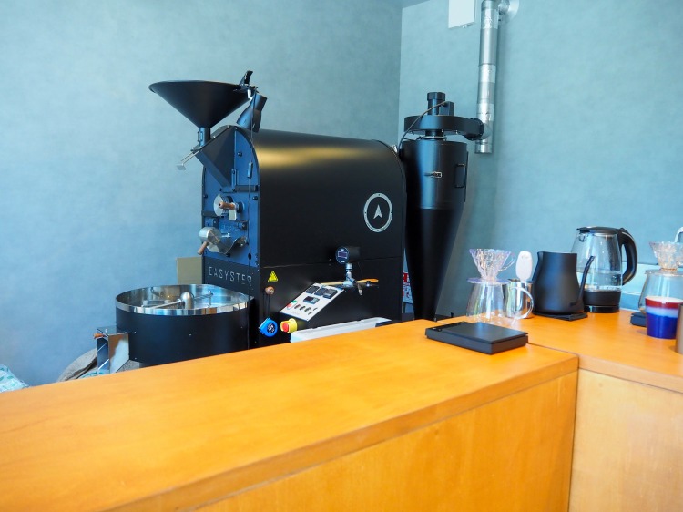 andoh coffeeの焙煎機
