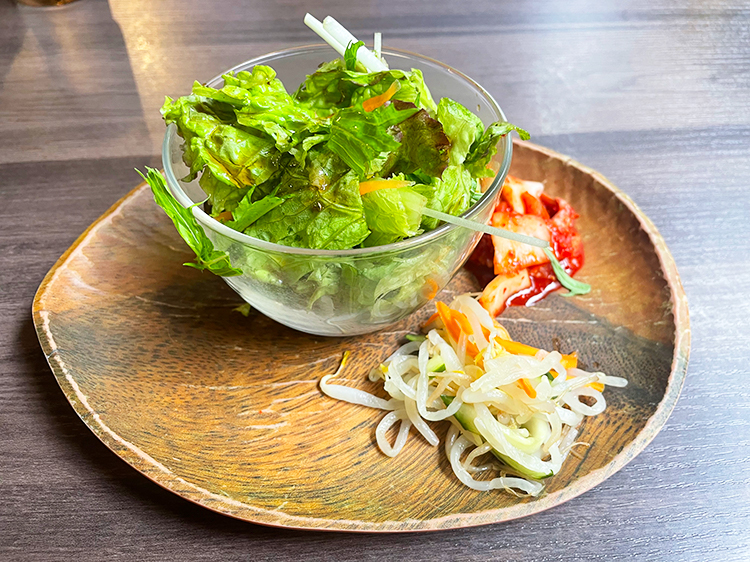 「Green Green Korean Dining」セットサラダ