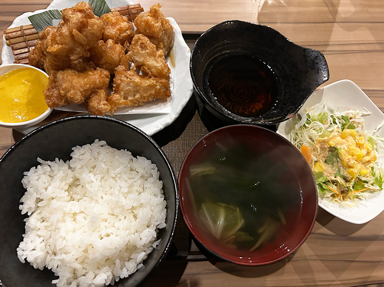 「居酒屋 一」のとり天定食