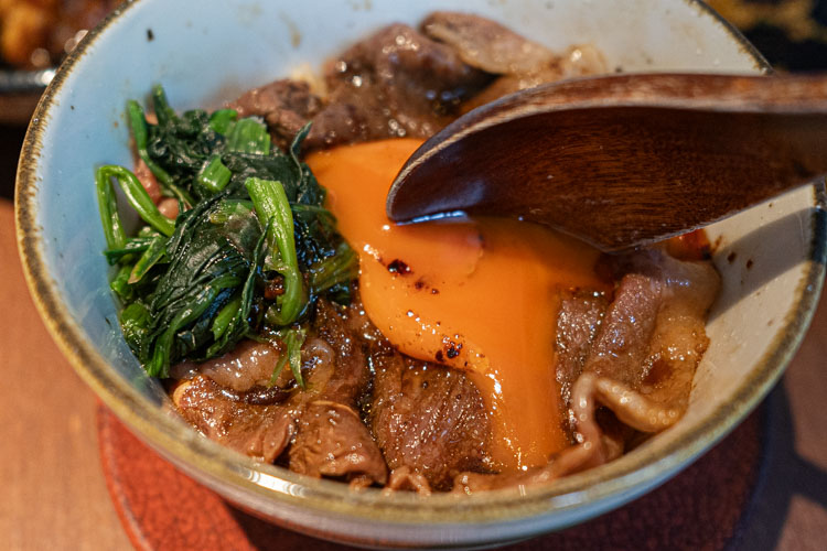 「sinensis」のよだれ牛肉ご飯