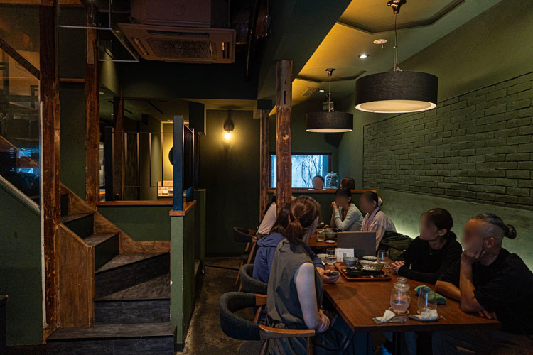 「sinensis」の店内