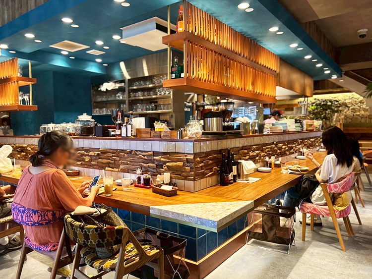 「Kona's Coffee 西荻窪店」カウンター席1
