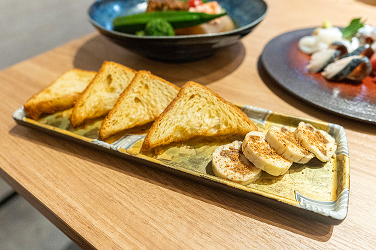 「お出汁 銀シャリ アテ オオカミ 吉祥寺店」のイチジクバター