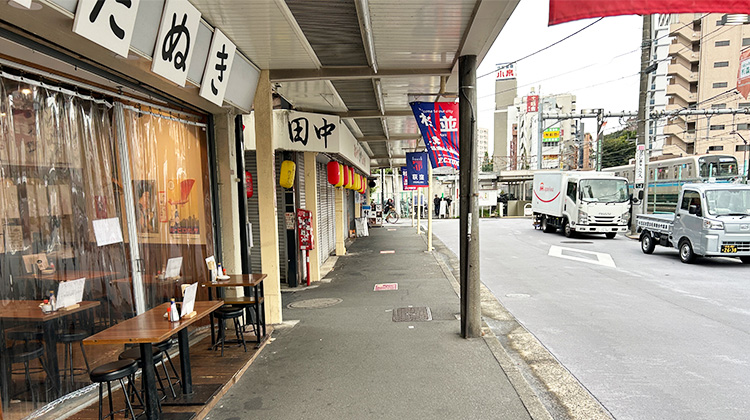「洋食ツバキ亭」までの道