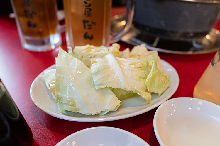 「焼肉ホルモン屋だん 吉祥寺店」のお通し