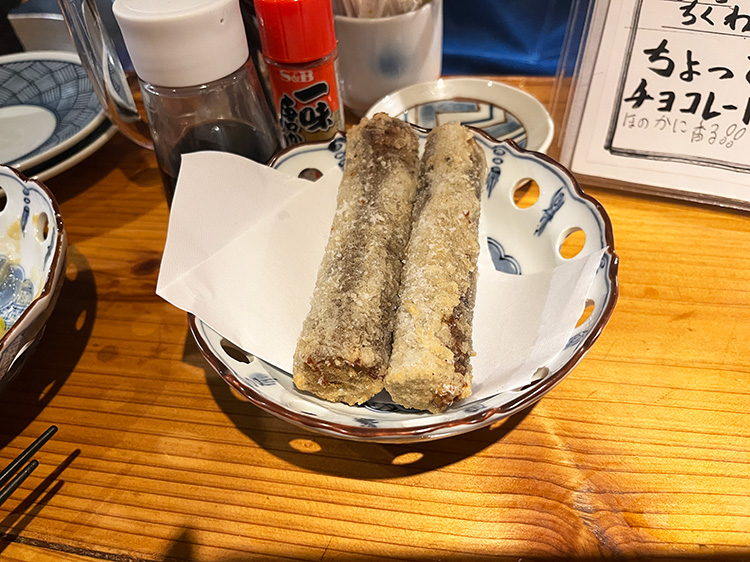 「常蔵」のゴボウの幸せ揚