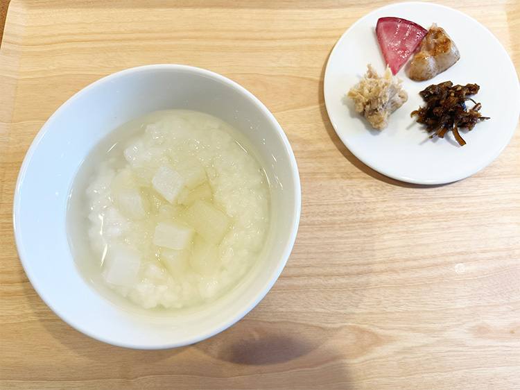 「おかゆテラス 阿佐ヶ谷本店」の季節野菜のおかゆ