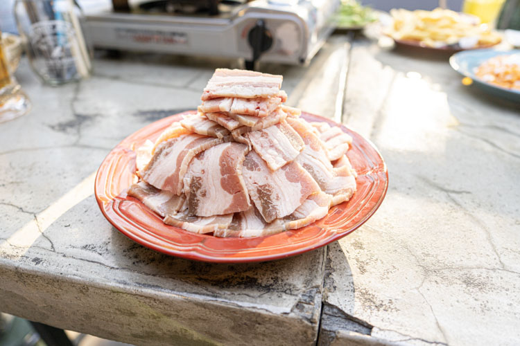 「井の頭テラス HONOO」の牛カルビマウンテン