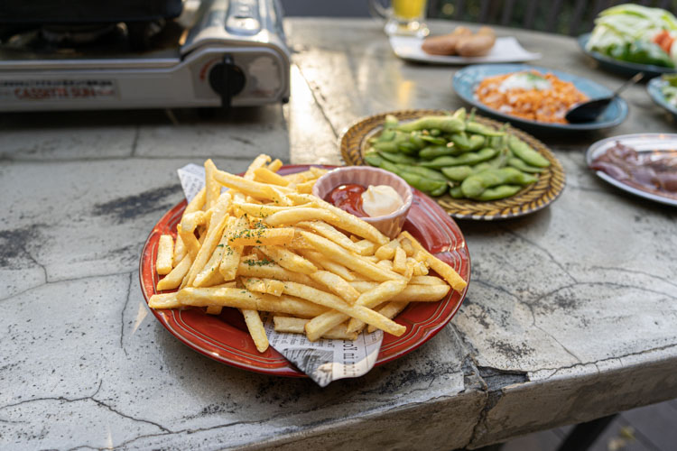 「井の頭テラス HONOO」のフレンチフライ