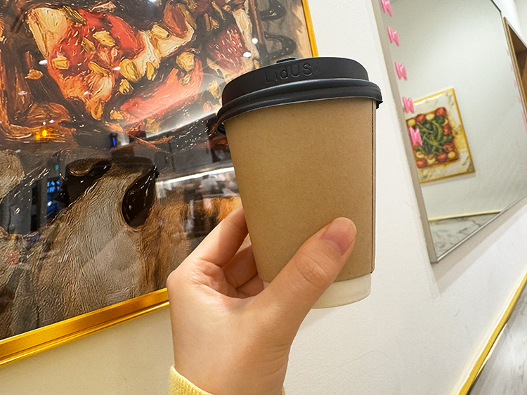 「メゾンドワッフル」のオリジナルホットショコラ