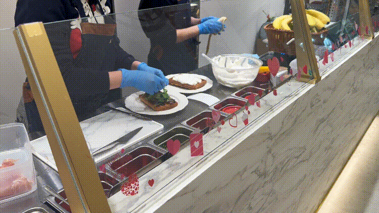 「メゾンドワッフル」の作成風景