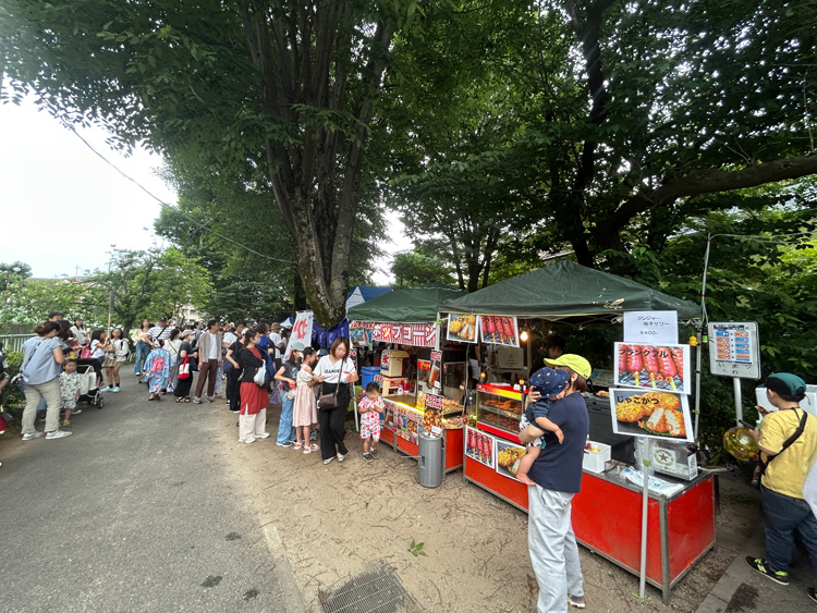 久我山ホタル祭りの出店