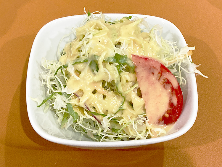 七條のセットサラダ