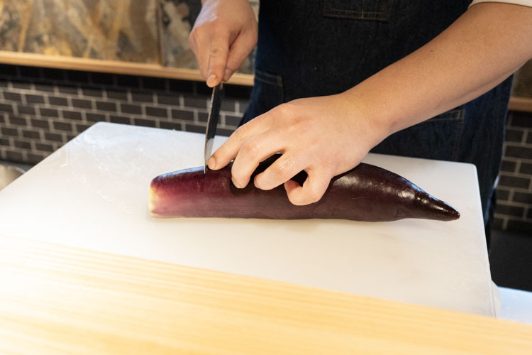 「焼鳥 七転八起」の赤茄子 熊本