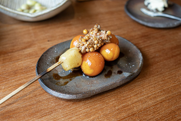 「焼鳥 七転八起」のきんかん