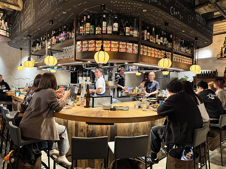 「DRAナイン」カウンター席