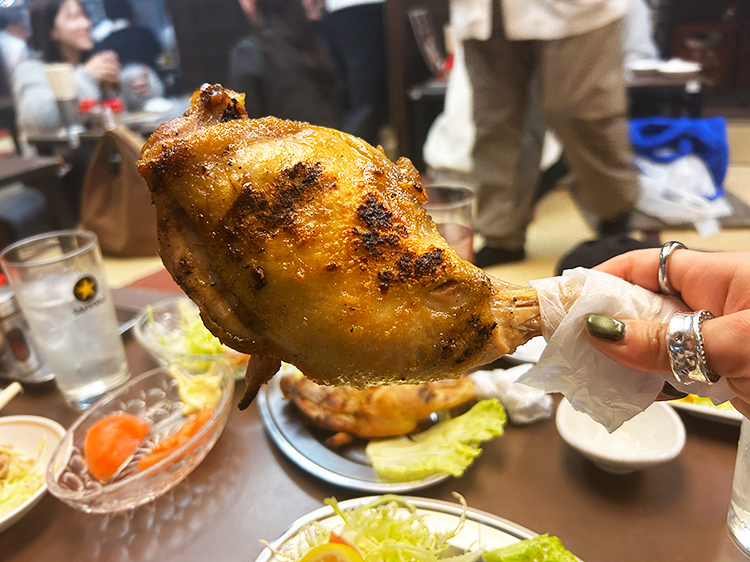 「いせや 総本店」若どりのもも焼き2