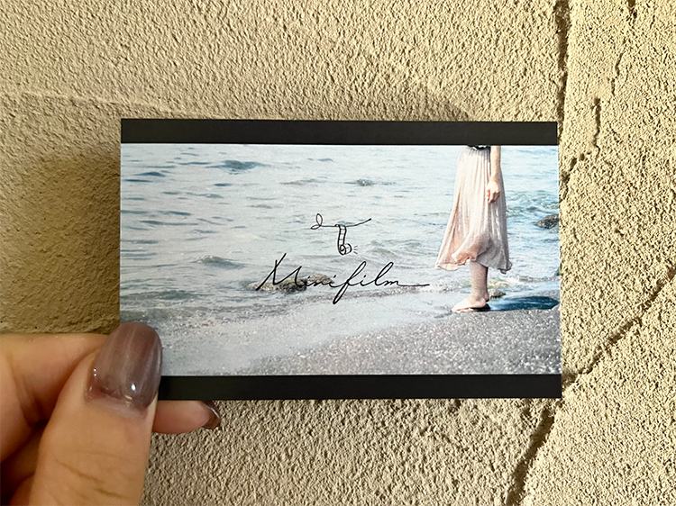 「Minifilm 東急百貨店吉祥寺店」ショップカード表